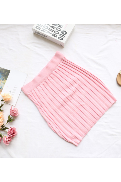 Sweet Thang Knit Skirt - Pink