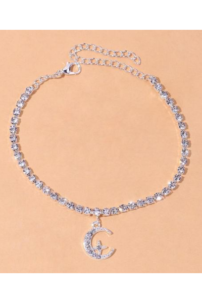 Cosmic Queen Anklet - Silver