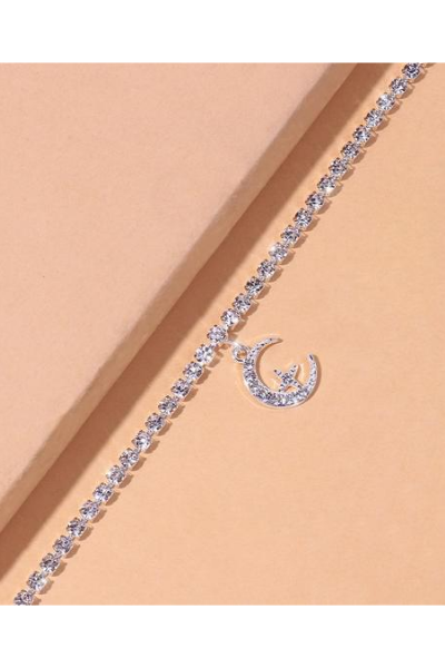Cosmic Queen Anklet - Silver
