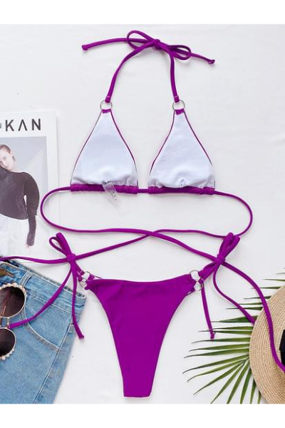 Hidden Treasure Bikini Set - Purple