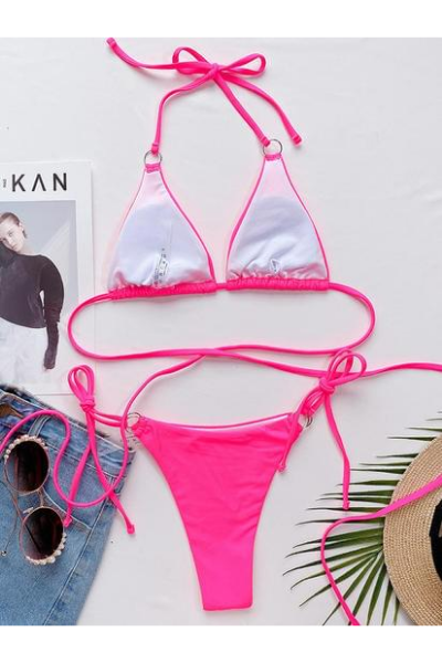 Hidden Treasure Bikini Set - Pink
