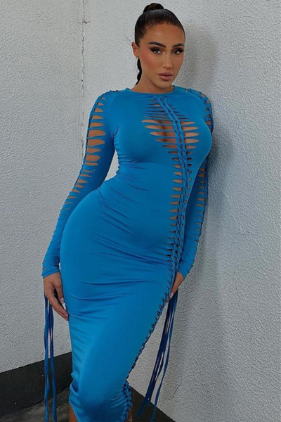 Fine Queen Flex
Dress - Blue