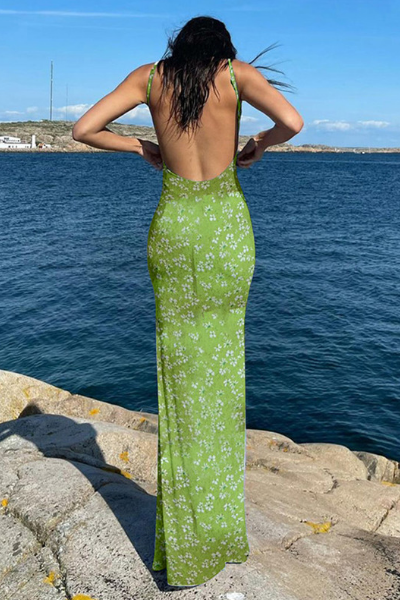 Permanent Vacation Maxi Dress - Green