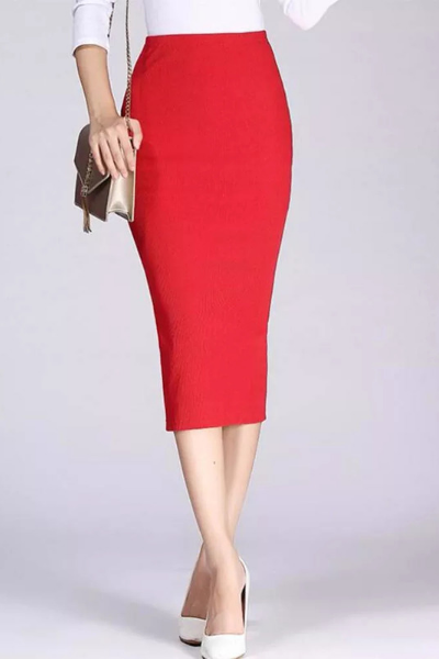 No Distractions Skirt - Red