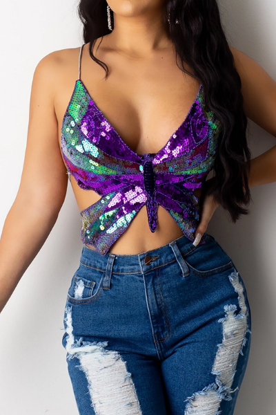 Fly Babe Top - Purple