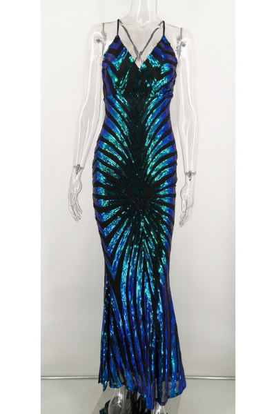 Loving the Limelight Dress - Mermaid