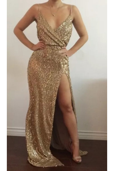 Gold Goddess Dress