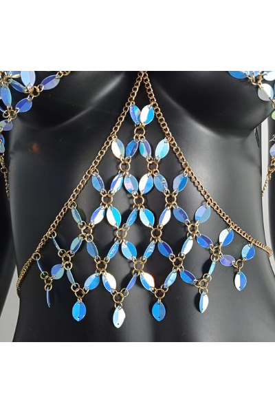 Sunlight Sunbright Top/Body Jewelry - Blue
