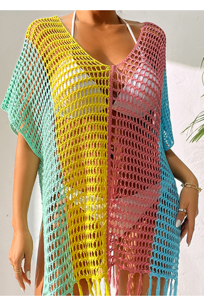 Welcome to Paradise Coverup - Pink/Yellow/Blue