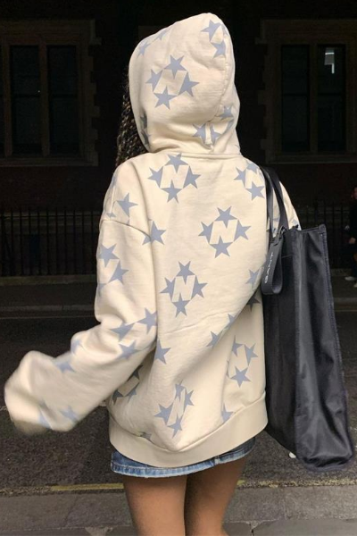 Told You I'm a Star Oversized Hoodie - Blue