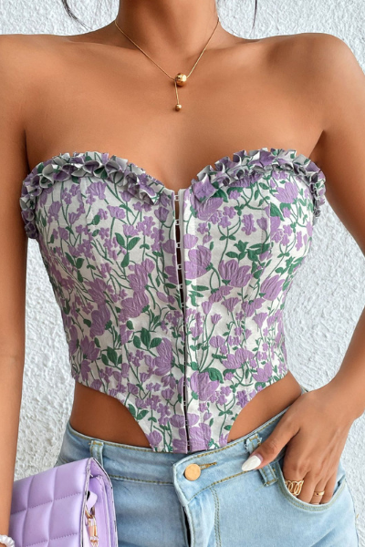 Flowers On The Daily Corset