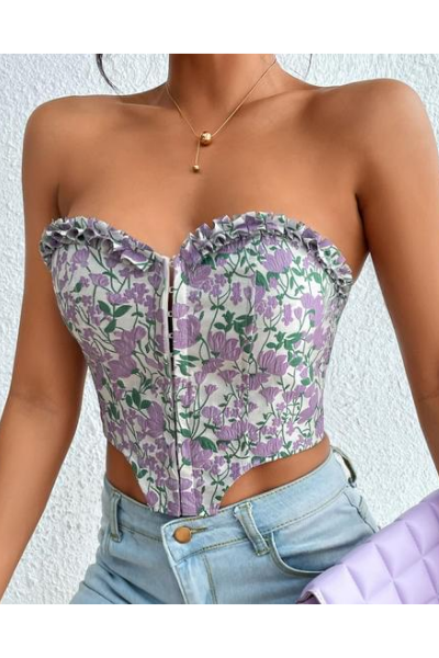Flowers On The Daily Corset