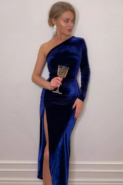 Luxe Lady Dress - Blue