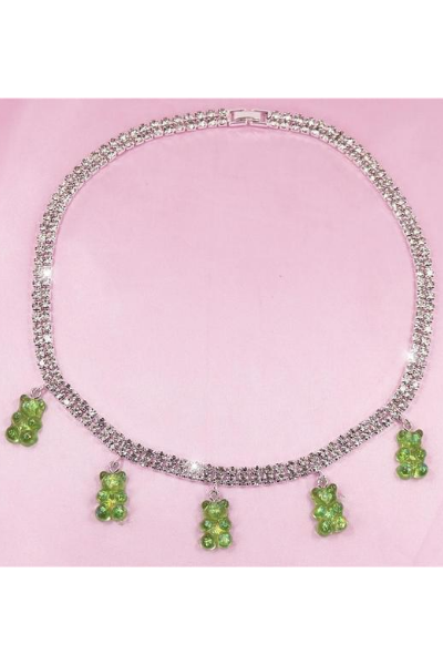 Unbearably Cute Jeweled Necklace