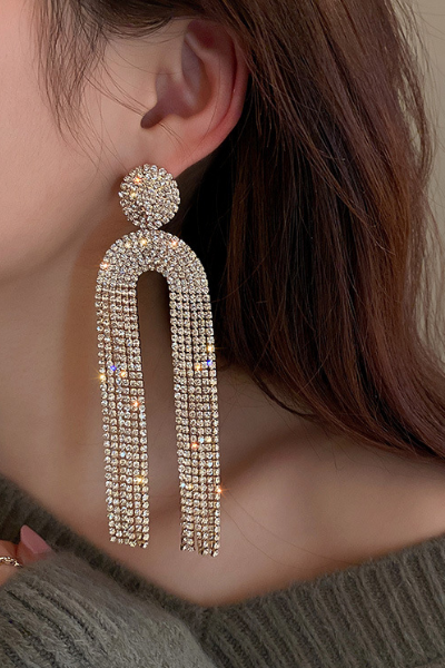 Flashy Lady Earrings - Gold