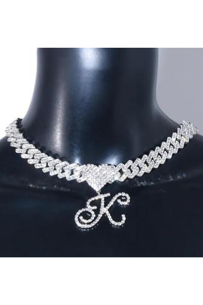Name Your Price Jeweled Initial Necklace