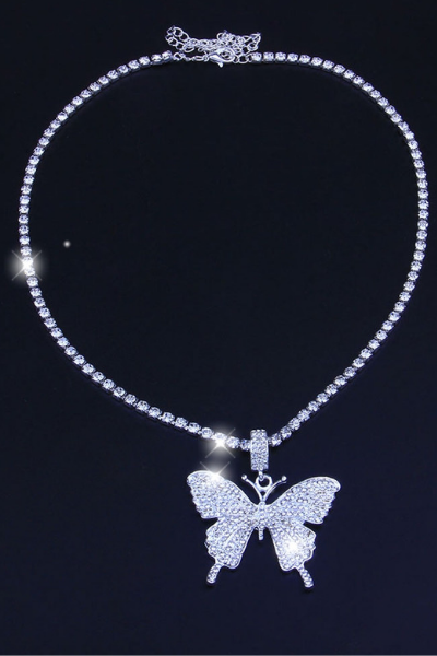 Giving Me Butterflies Jeweled Necklace