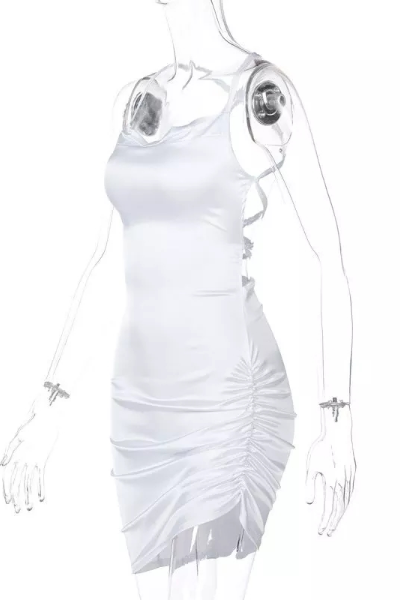 Code To The Safe Dress - White