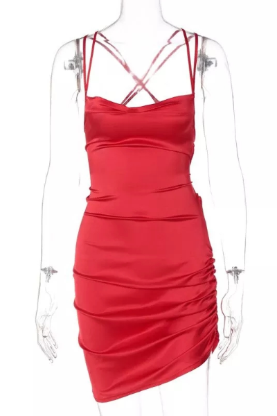 Code To The Safe Dress - Red