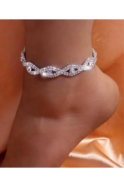 Pretty Girls Only Jeweled Anklet