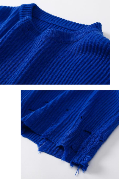 Rebel Bae Sweater - Blue