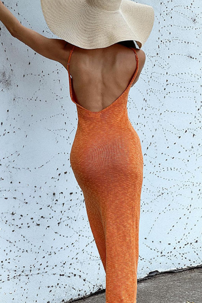 Tropic Temptress Dress - Orange