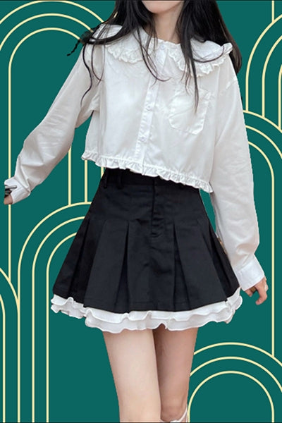 Too Cute 4 U Skirt - Black