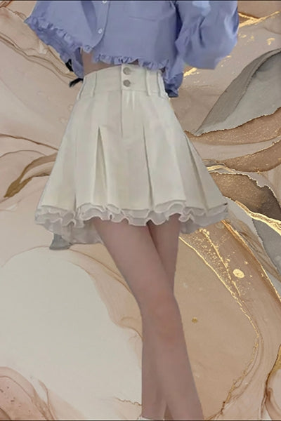 Too Cute 4 U Skirt - White