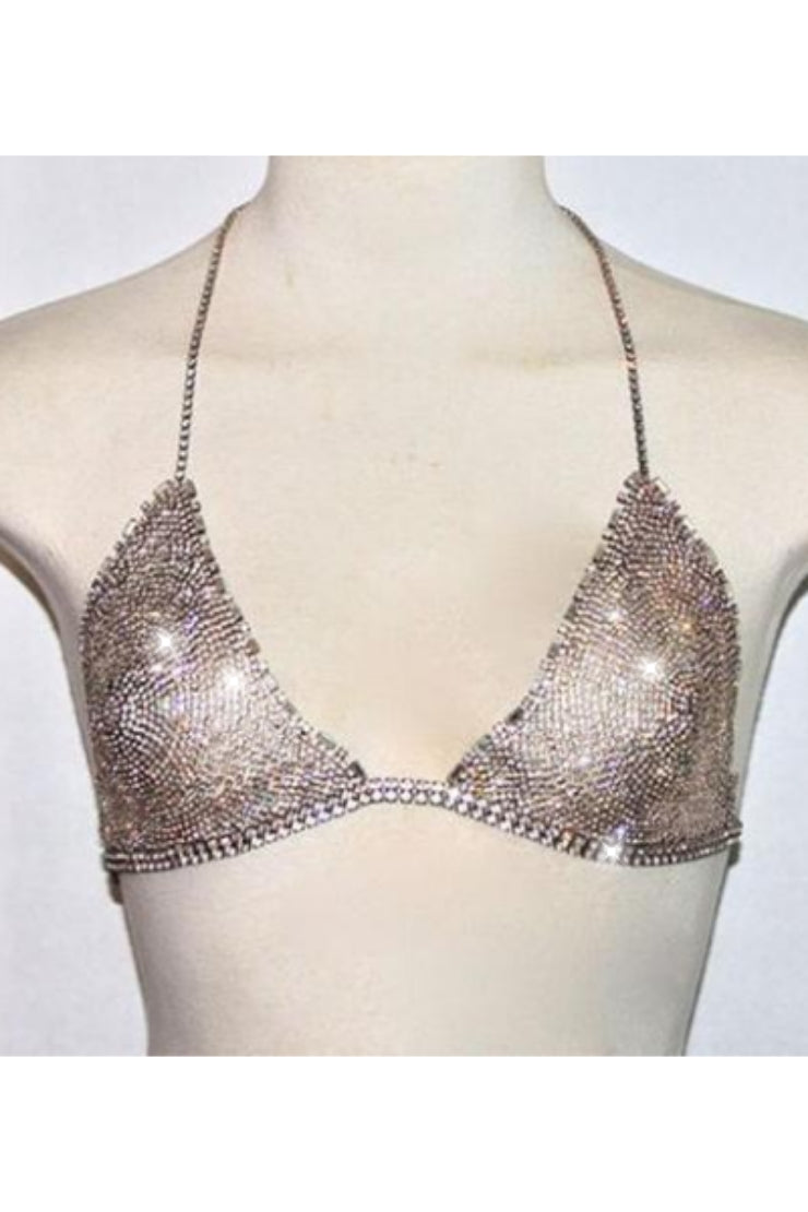 Unfinished Business Jeweled Bralette