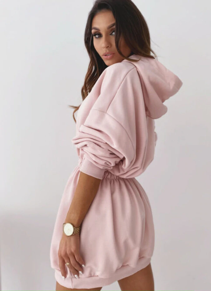 Ariel Sweater Dress - Pink