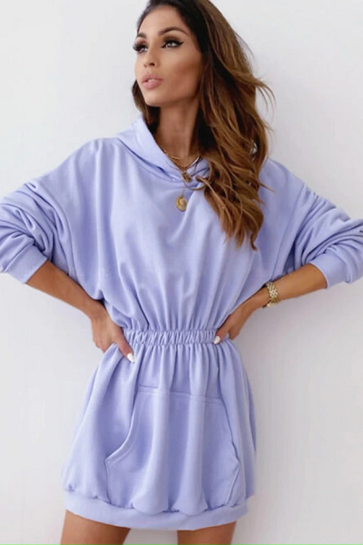 Ariel Sweater Dress - Lilac