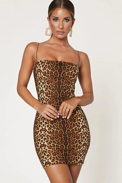 So Exotic Dress - Leopard