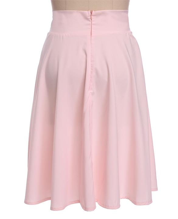 Need One Dance Fit & Flare Skirt - Pink - flyqueens