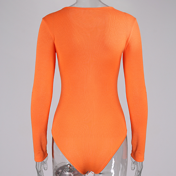 Babe Bodysuit - Orange - flyqueens