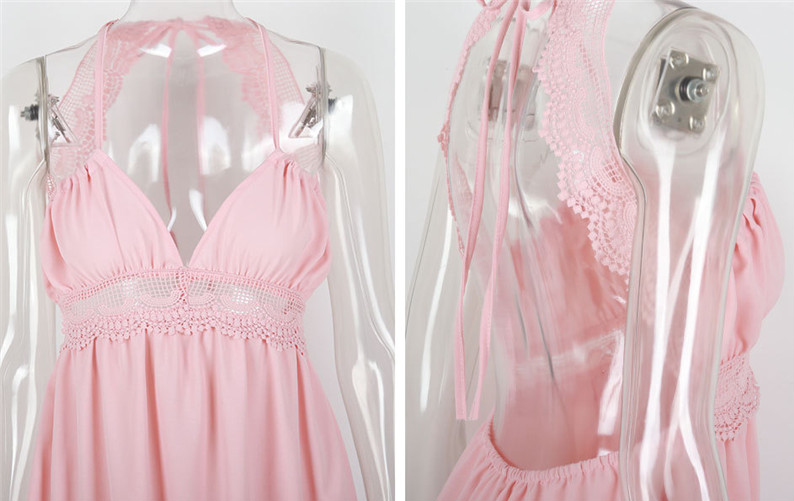 Forever & Always Backless Dress - Pink