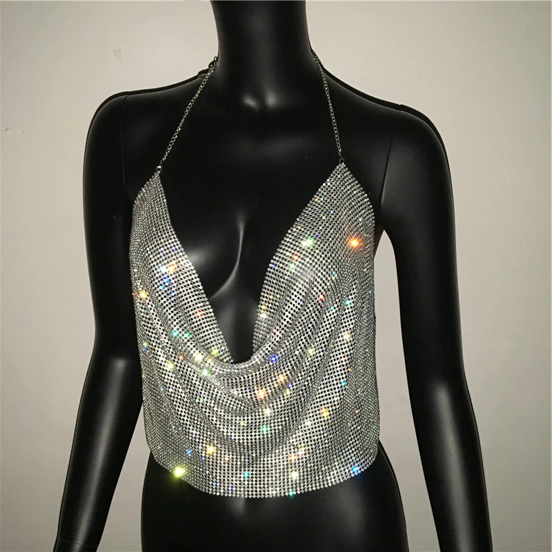 Draped in Perfection Top - Silver