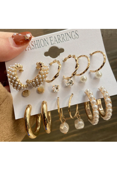 Golden Hour Earrings Set