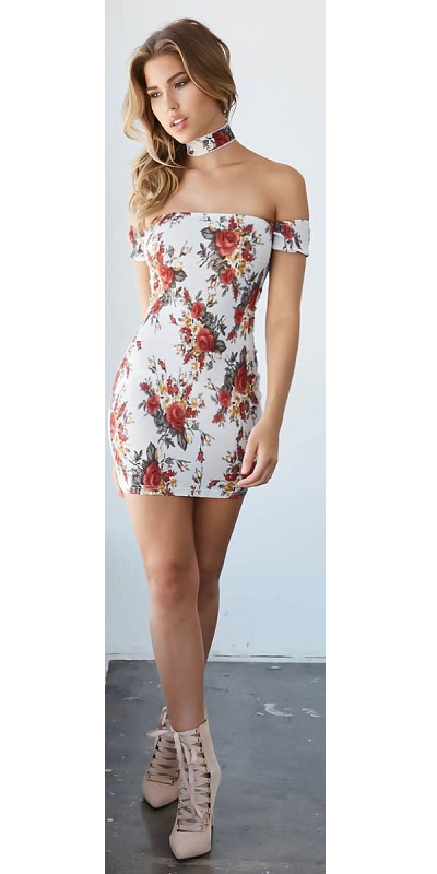 She Wants Flowers Dress - flyqueens