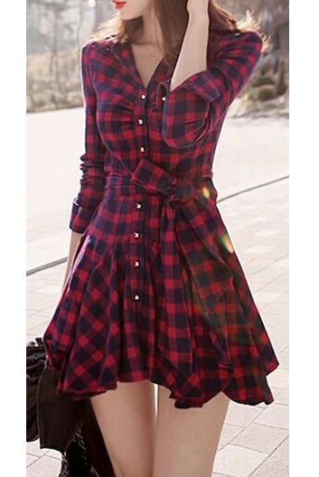 Forever Fly Plaid Dress - flyqueens