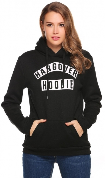 Hangover Hoodie - Black - flyqueens