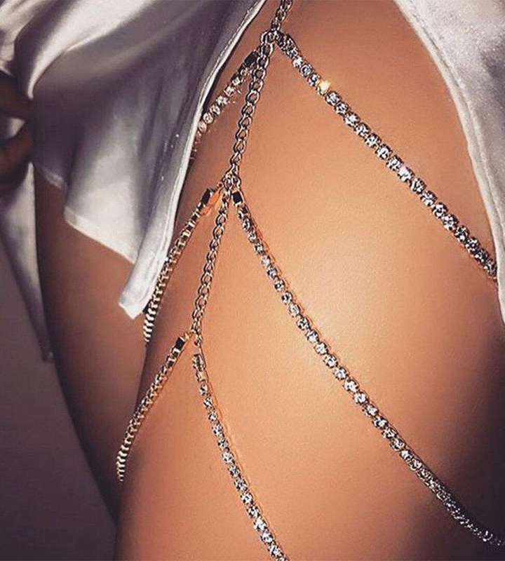 Oh Honey Thigh Chain - flyqueens