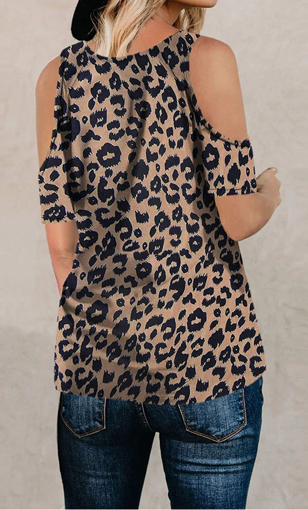 Liana Tee - Brown Leopard