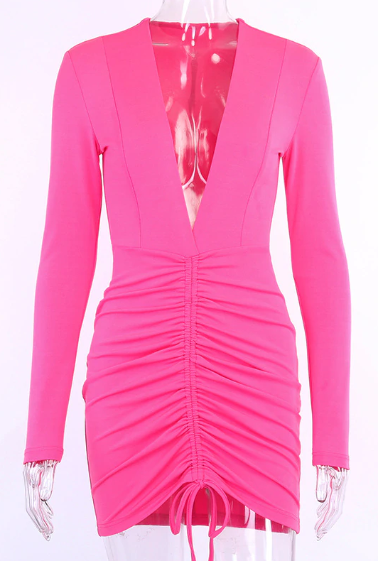Out all Night Dress - Pink - flyqueens