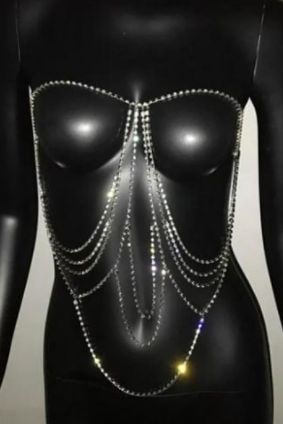 Priceless Queen Top/Body Jewelry - Silver