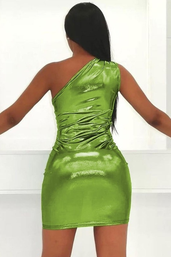 Shimmer & Shine Dress - Green