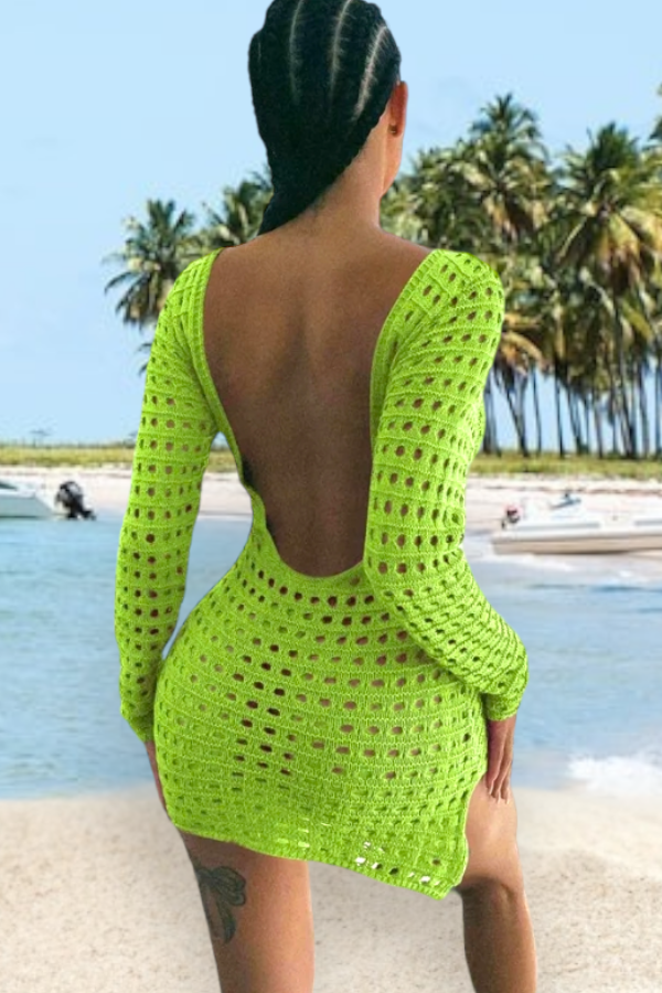 Private Beach Dress - Green