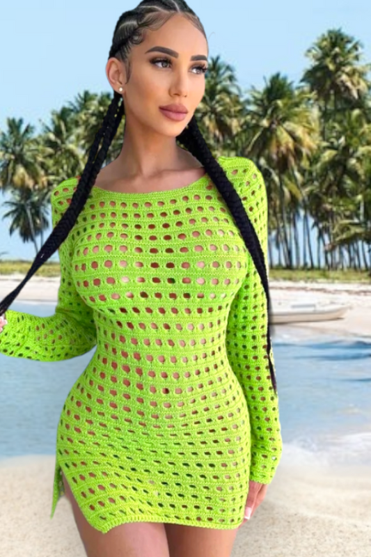 Private Beach Dress - Green