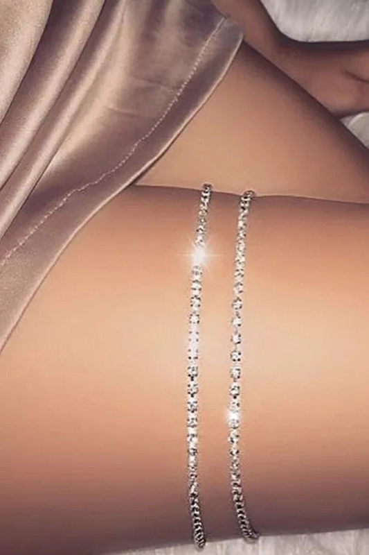 Got You Dreaming Jeweled Thigh Chain