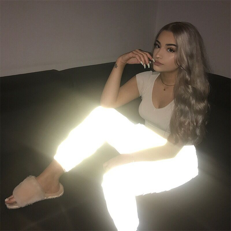Midnight Snack Reflective Joggers - flyqueens