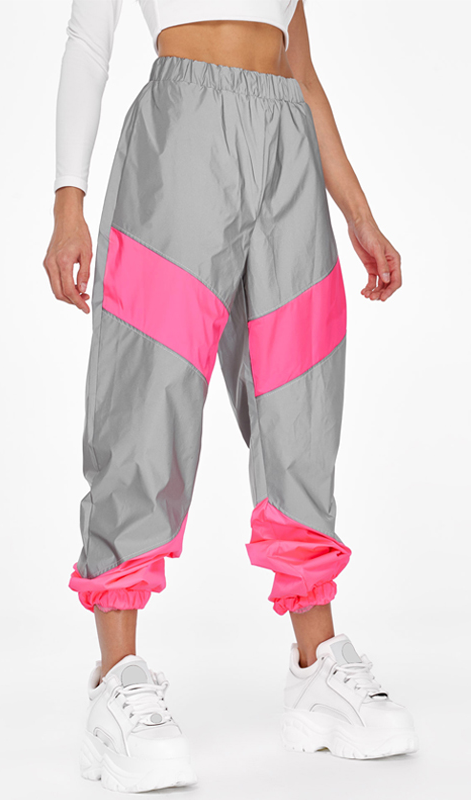Spotlight On Me Reflective Joggers - Pink - flyqueens
